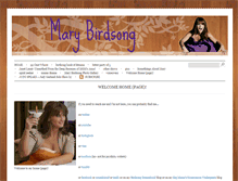 Tablet Screenshot of marybirdsong.com